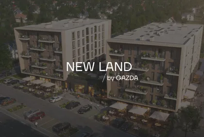 New Land website, first screen