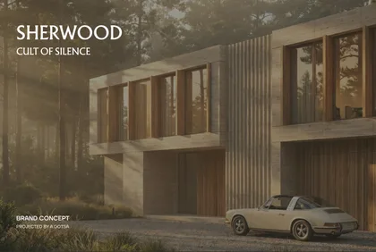 Sherwood brand concept, cover slide